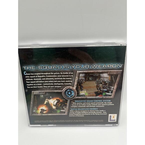 Star Wars Republic Commando 2 Disc PC CD-ROM Game 2005 LucasArts - Picture 2 of 9